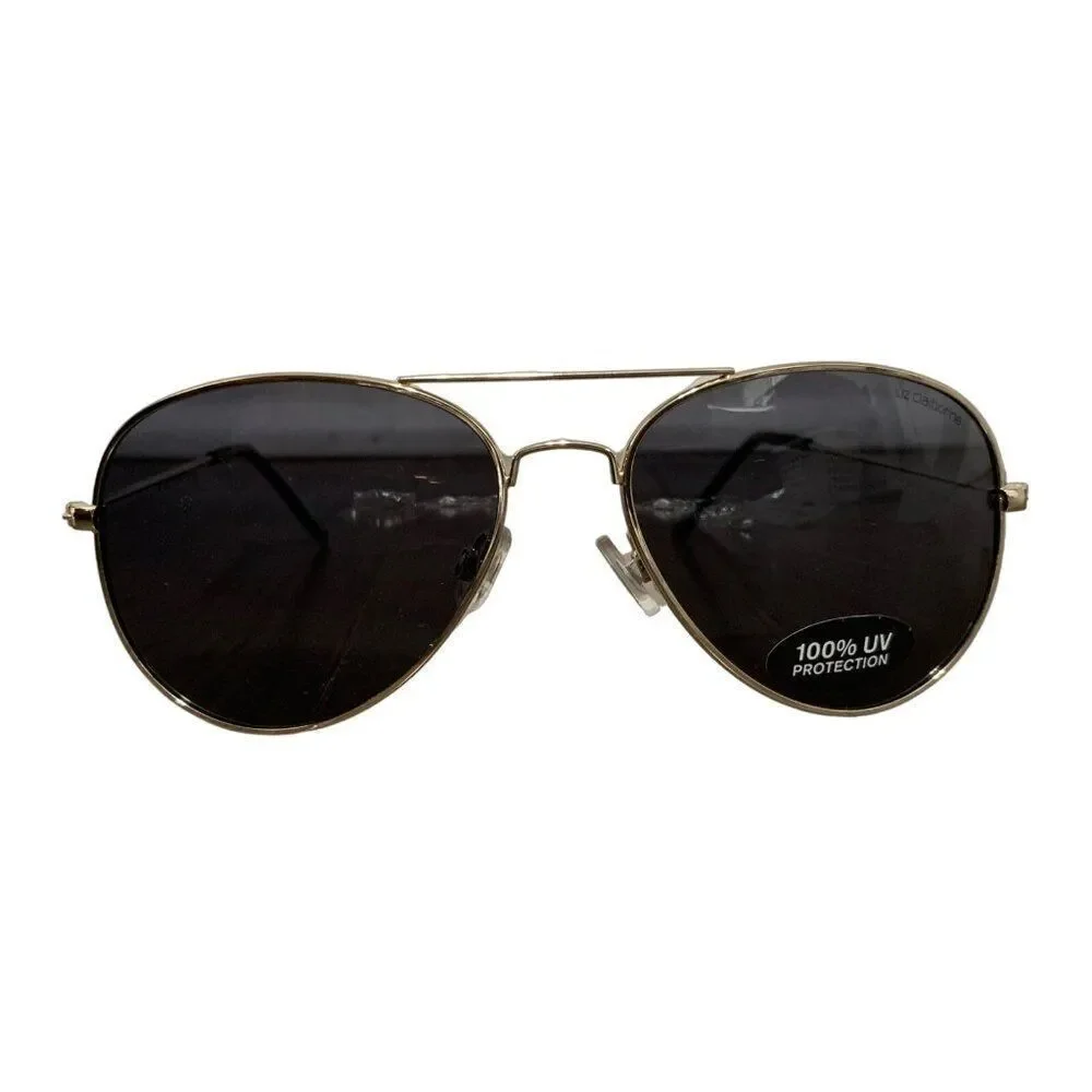 liz claiborne New 3538261609 Black Lens Silver Frame Sunglasses